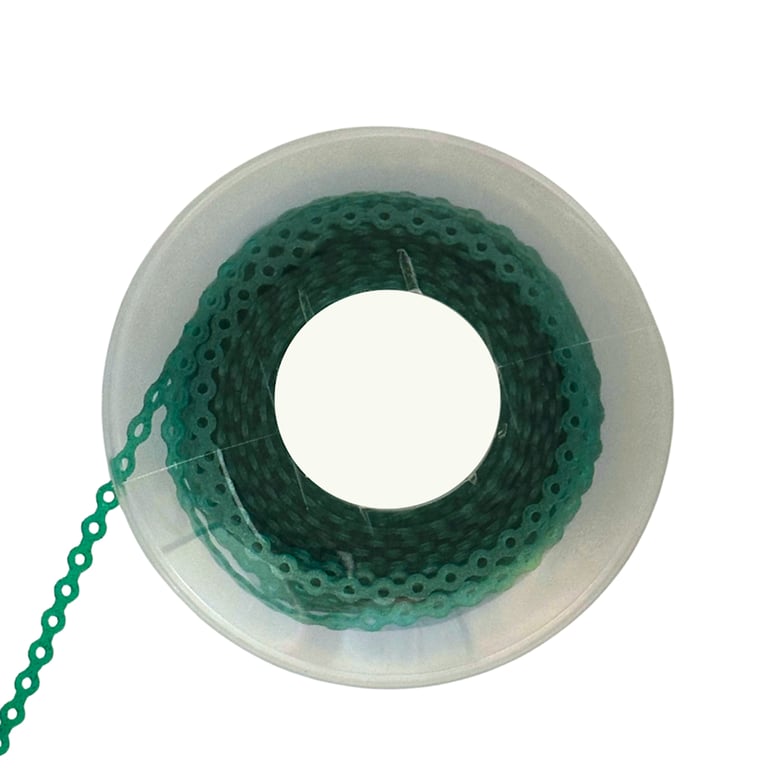 Ortho Shop 15ft Elastomeric Power Chain, Long, Metallic Green, 1/Pk. High elasticity, superior