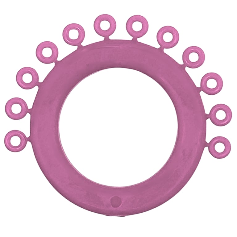 Ortho Shop Mini Ring Ligature Ties, Lilac, 1200/Pk. Strong and durable latex-free ties made