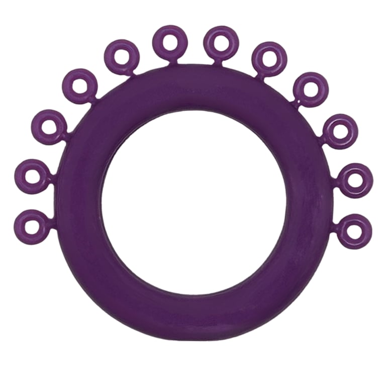 Ortho Shop Mini Ring Ligature Ties, Violet, 1200/Pk. Strong and durable latex-free ties made