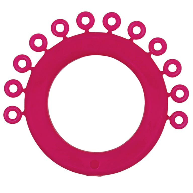 Ortho Shop Mini Ring Ligature Ties, Hot Pink, 1200/Pk. Strong and durable latex-free ties made