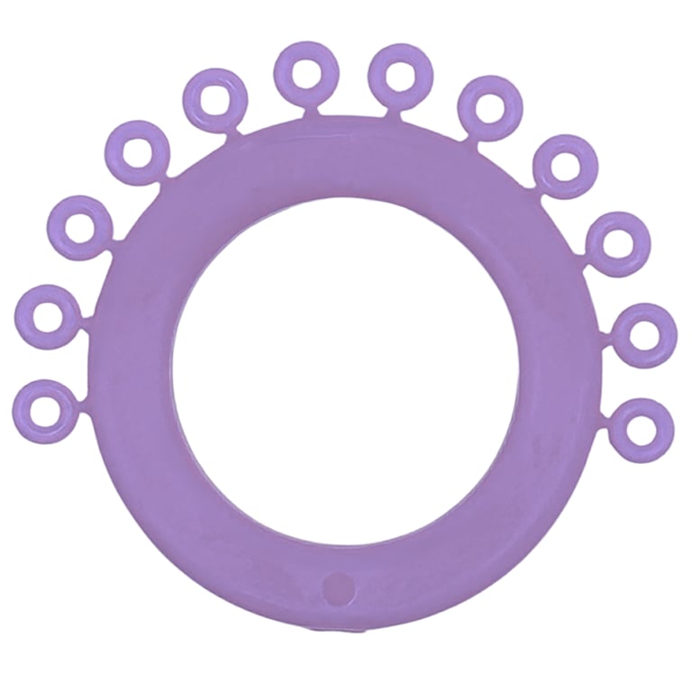 Ortho Shop Mini Ring Ligature Ties, Lavender, 1200/Pk. Strong and durable latex-free ties made