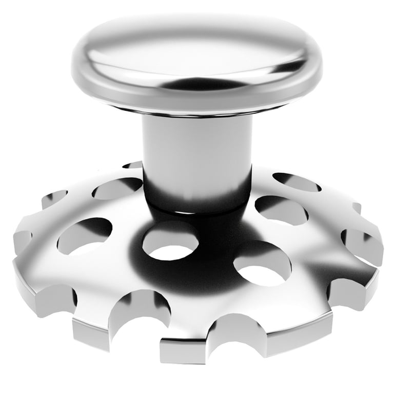 Ortho Shop 80ga Stainless Steel Bondable Lingual Buttons, Round Mesh Base, 10/Pk. Designed