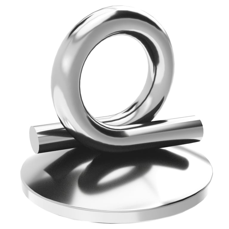 Ortho Shop 80ga Stainless Steel Bondable Eyelets, Round Mesh Base, 10/Pk. Designed with a 0.036