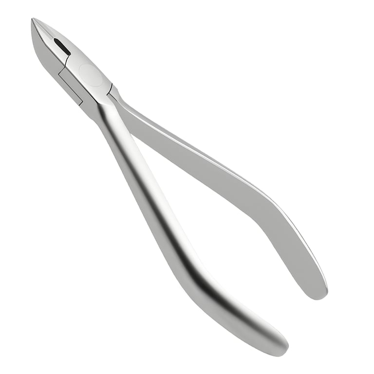 Ortho Shop Stainless Steel Pin and Ligature Cutter, Slim, 1/Pk. Sharp straight tips with fine