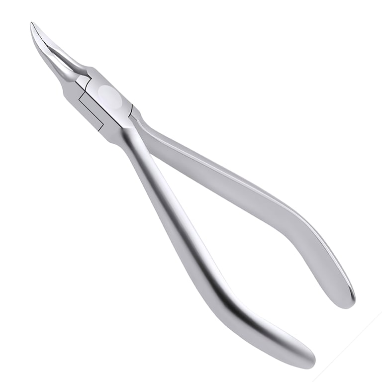 Ortho Shop Stainless Steel Weingart Pliers, Large, 1/Pk. Tapered beaks easily fit between brackets