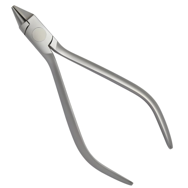 Ortho Shop Stainless Steel Bird Beak Pliers, 1/Pk. Ideal for all types of wire-bending, featuring