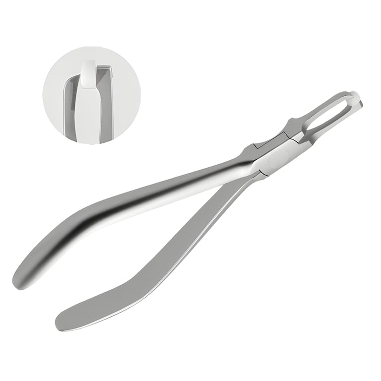 Ortho Shop America Stainless Steel Posterior Band Remover, Long, 1/Pk. Featuring a pad that rests