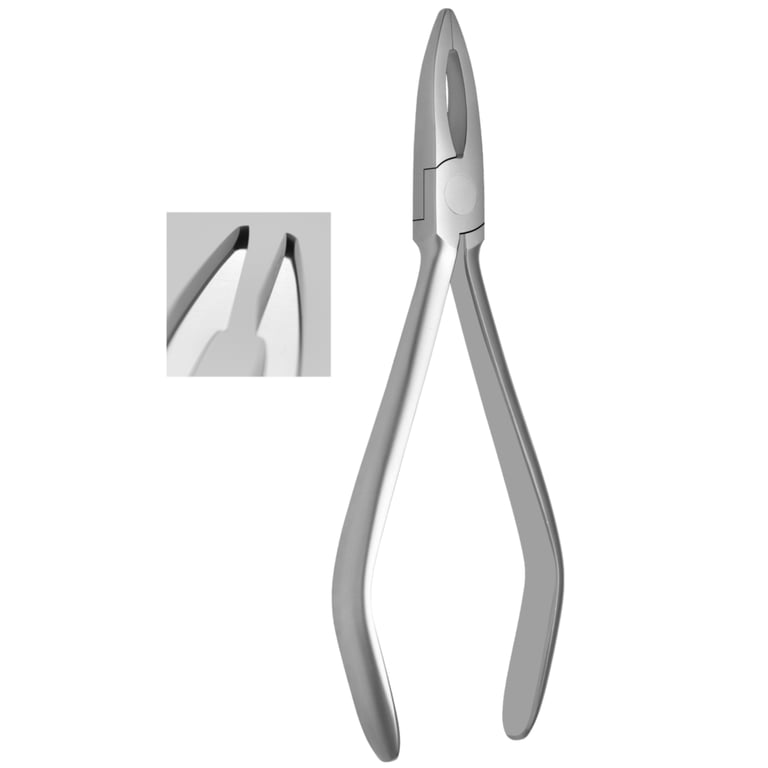 Ortho Shop Aligner Dimple Eraser Plier, 1/Pk. Smooth tips are designed to erase dimples
