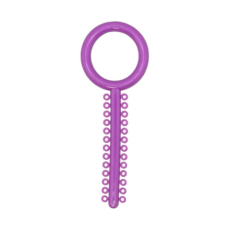 Ortho Shop .120" Diameter Elastic Ligature Ring Ties, Lilac, 1040/Pk. Resists fading and fits
