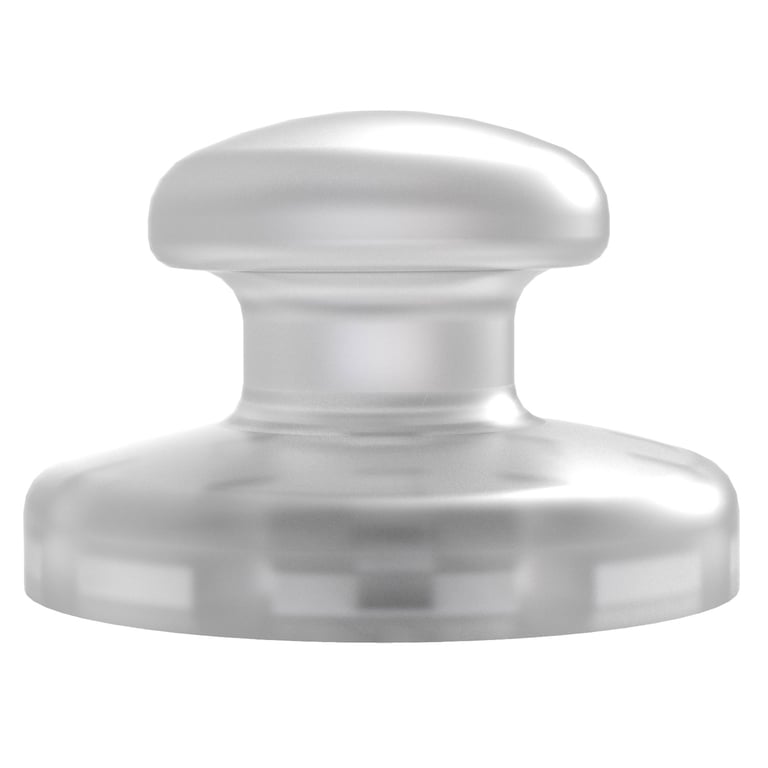 Ortho Shop Ceramic Bondable Button, Round, Curved Base, 10/Pk. Ideal to use with aligners as an