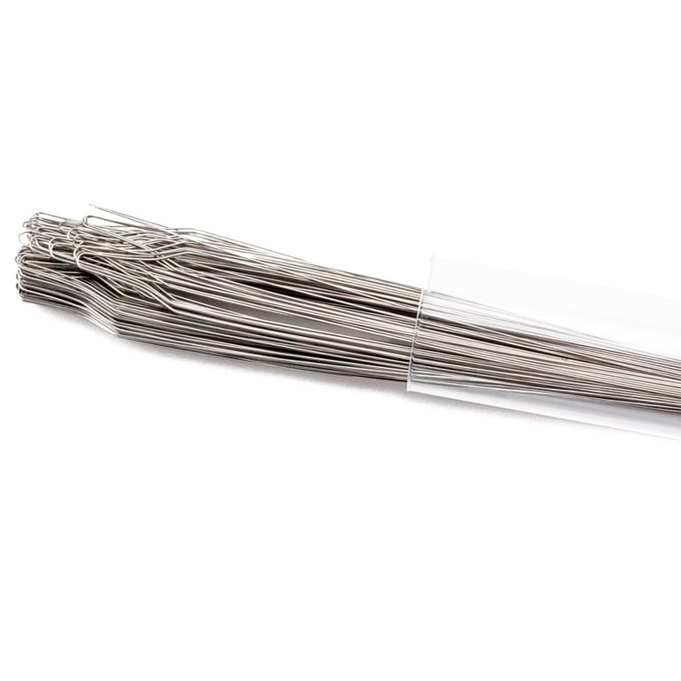 Ortho Shop Preformed Stainless Steel Ligature Ties, Long .012", 1000/Pk. Pre-formed long ties