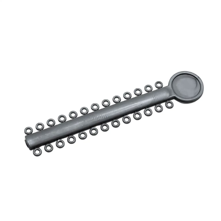 Ortho Shop Ligature Ties, Silver, 1040/Pk. Resists Fading and fits easily under bracket tie wings