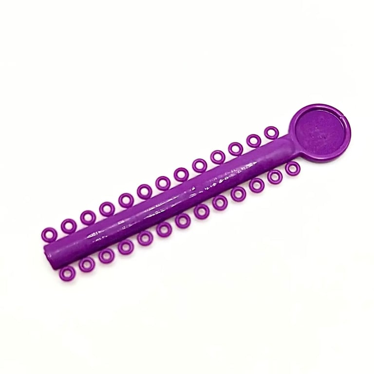Ortho Shop Ligature Ties, Light Purple, 1040/Pk. Resists Fading and fits easily under bracket tie