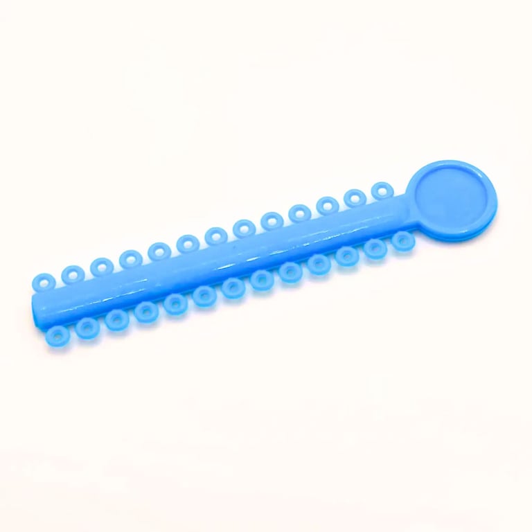 Ortho Shop Ligature Ties, Aqua, 1040/Pk. Resists Fading and fits easily under bracket tie wings