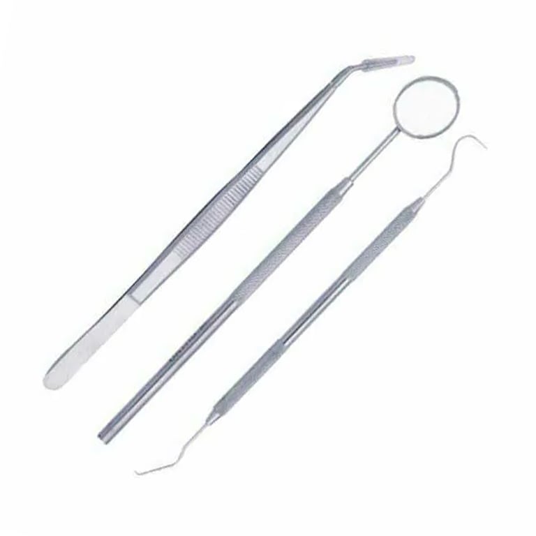 OrthodentalUsaCorp Basic Dental Examination Kit. Includes: 1 mouth mirror #5, 1 dental explorer
