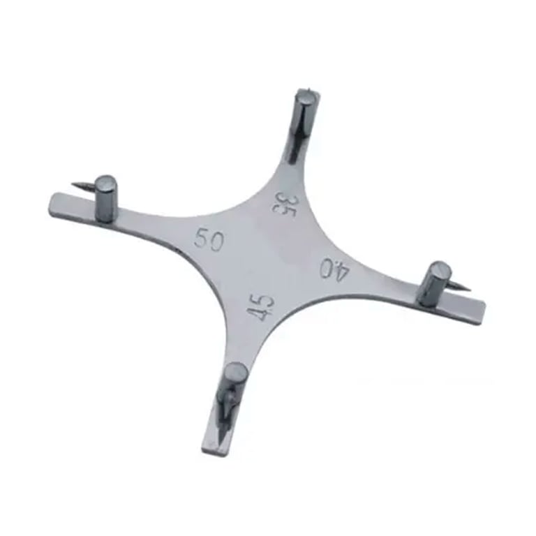 OrthodentalUsaCorp Stainless Steel Boone Bracket Gauge Chrome, 1/Pk. Designed for precise bracket