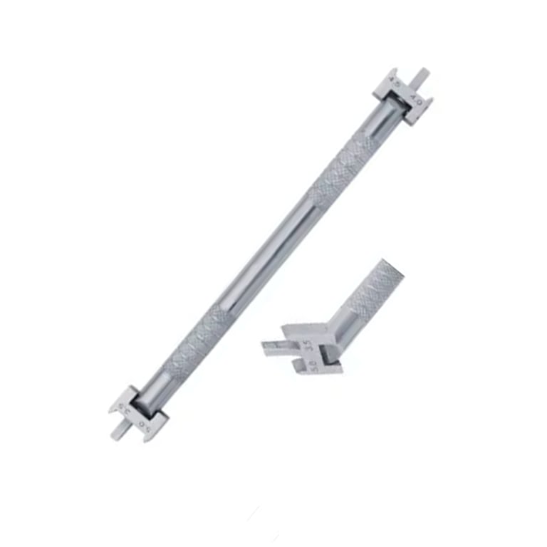 OrthodentalUsaCorp Stainless Steel Bracket Height Gauge, 1/Pk. Designed with precision-machined