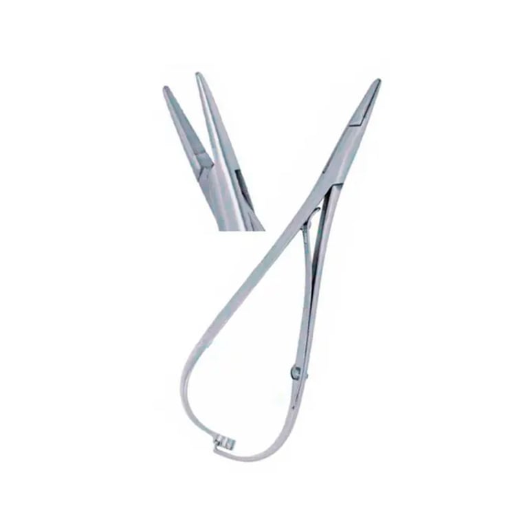 Orthodentalusa Corp OrthodentalUsaCorp 14cm Mathieu Stainless Steel Needle Holder, Contact Tips