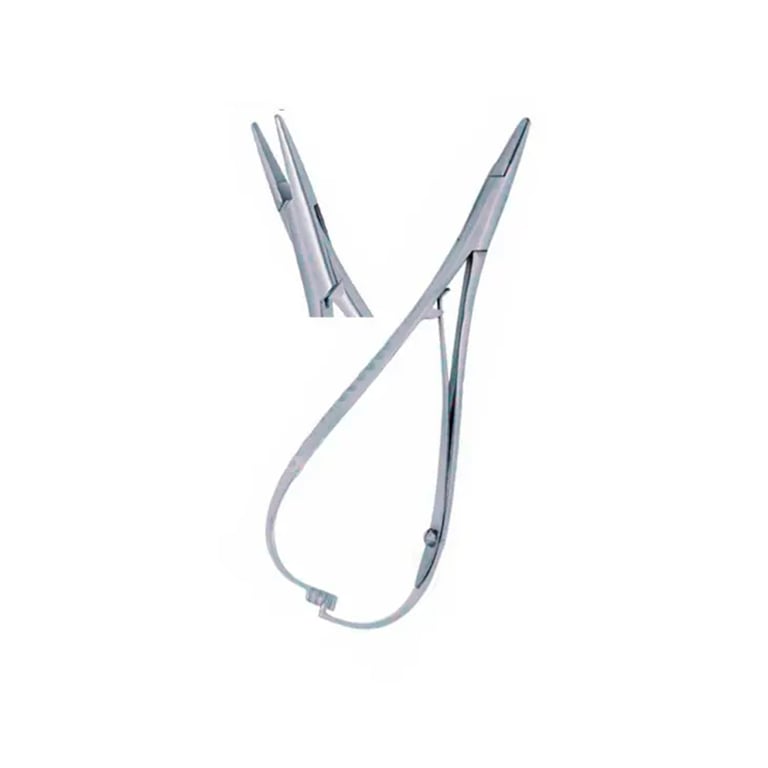 Orthodentalusa Corp OrthodentalUsaCorp Mathieu Stainless Steel Needle Holder with Tungsten Carbide