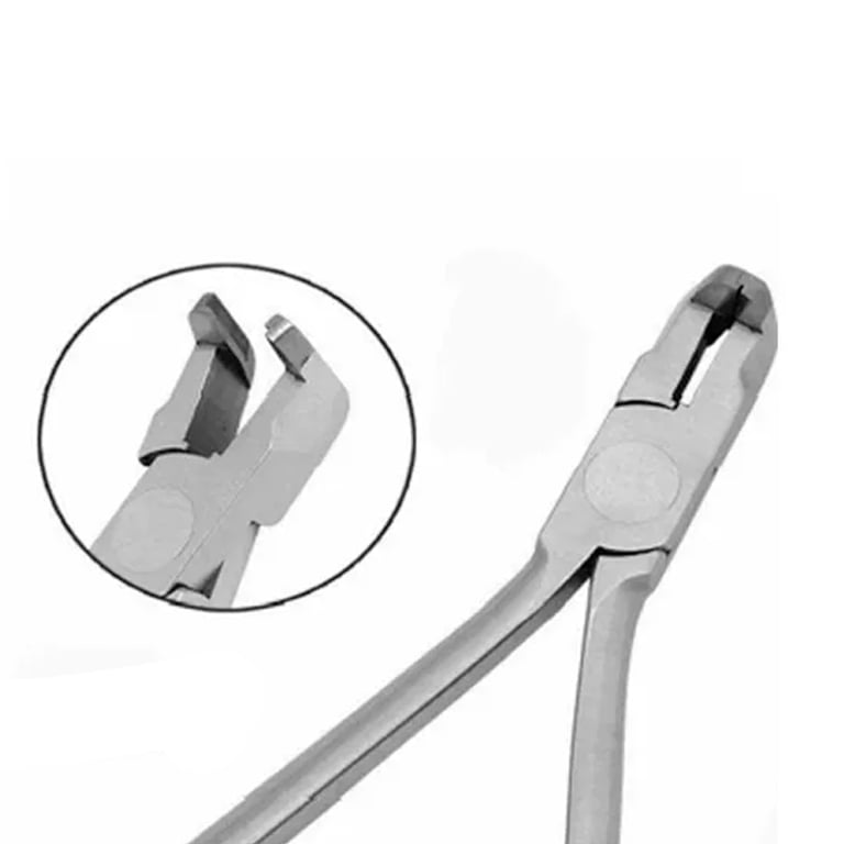 OrthodentalUsaCorp 12cm Stainless Steel Universal Distal End Cutter with Safety Hold, 1/Pk