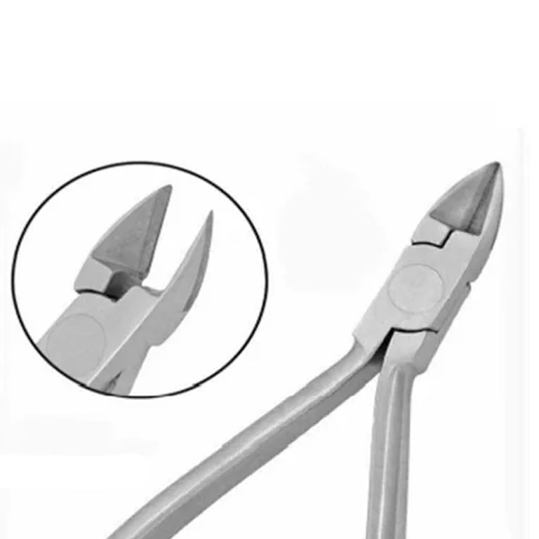 OrthodentalUsaCorp Stainless Steel Ligature and Pin Cutter, 15° Angled, 1/Pk. Features an angled