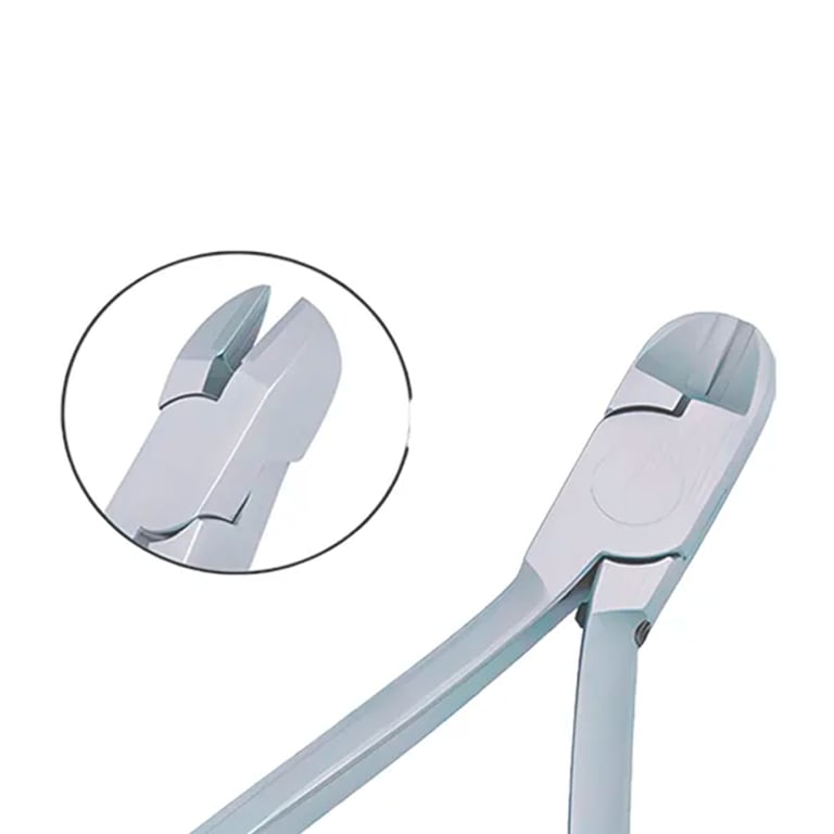 OrthodentalUsaCorp Stainless Steel Hard Wire Cutter Pliers, 15° Angled, 1/Pk. Features tungsten