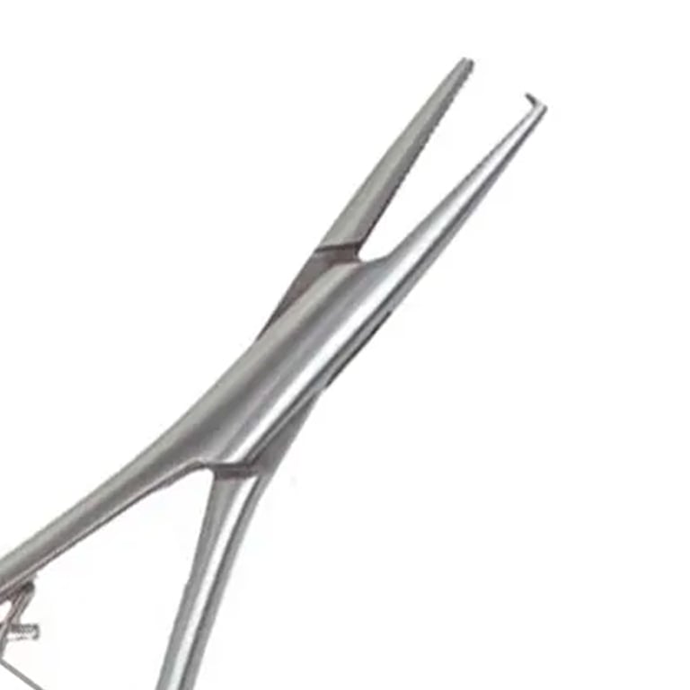 OrthodentalUsaCorp Mathieu Stainless Steel Needle Holder, Hook Tip, 1/Pk. Designed with a hook tip
