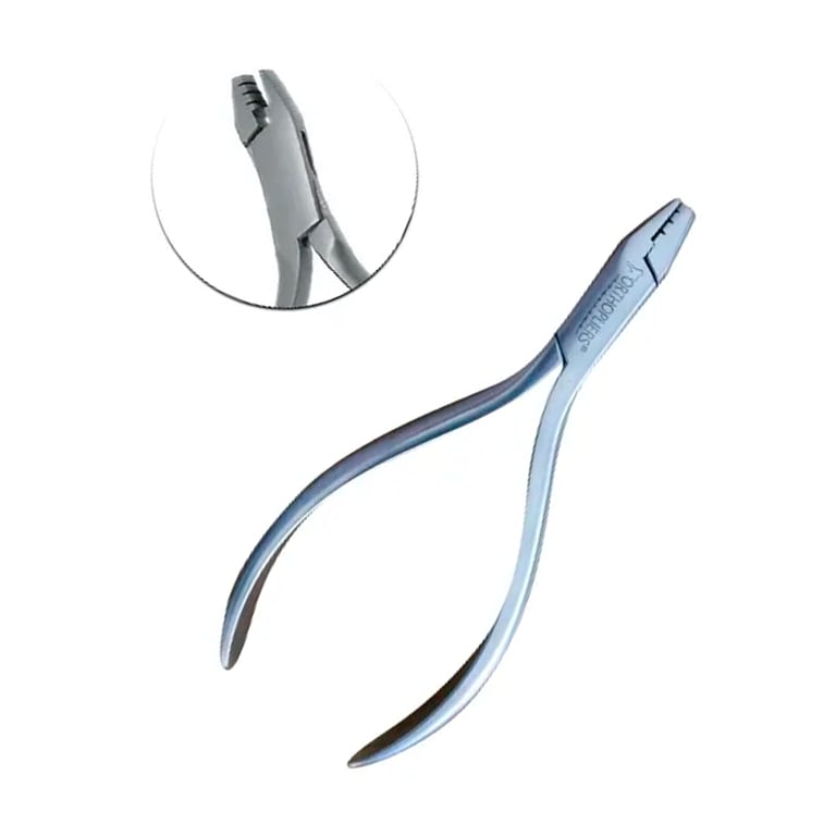 OrthodentalUsaCorp De La Rosa Stainless Steel Plier, Grooved, 1/Pk. Designed to form and contour