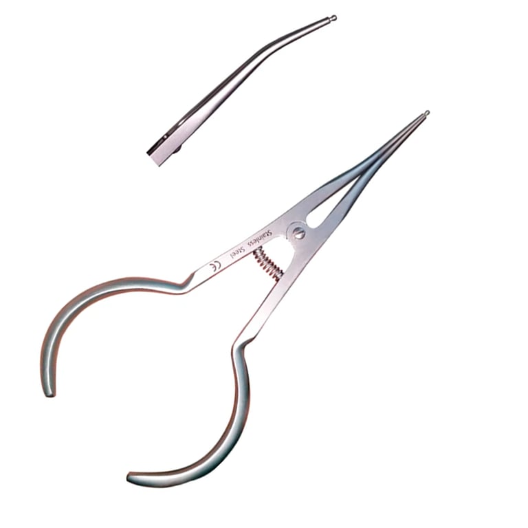 OrthodentalUsaCorp Fine Separating Plier, Long Beak, 1/Pk. Designed to place separating elastics