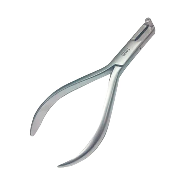 OrthodentalUsaCorp 1mm Stainless Steel Step Plier, Double-Sided Offset Beak, 1/Pk. Designed