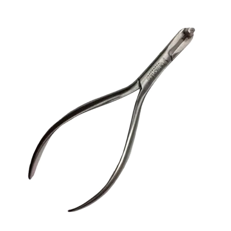 OrthodentalUsaCorp 0.75mm Stainless Steel Step Plier, Double-Sided Offset Beak, 1/Pk. Designed