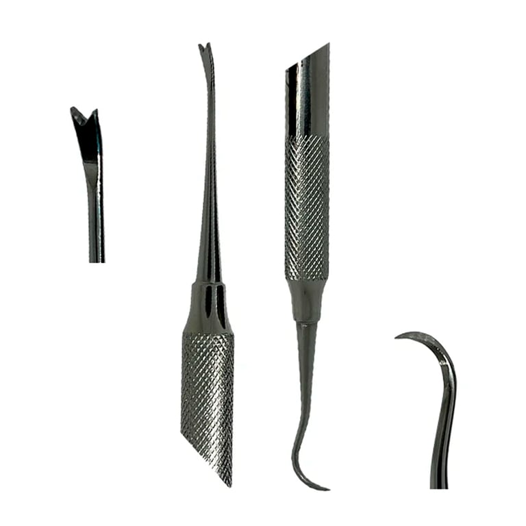 OrthodentalUsaCorp Stainless Steel Ligature Scaler, Double-Ended, 1/Pk. Designed with fine, angled