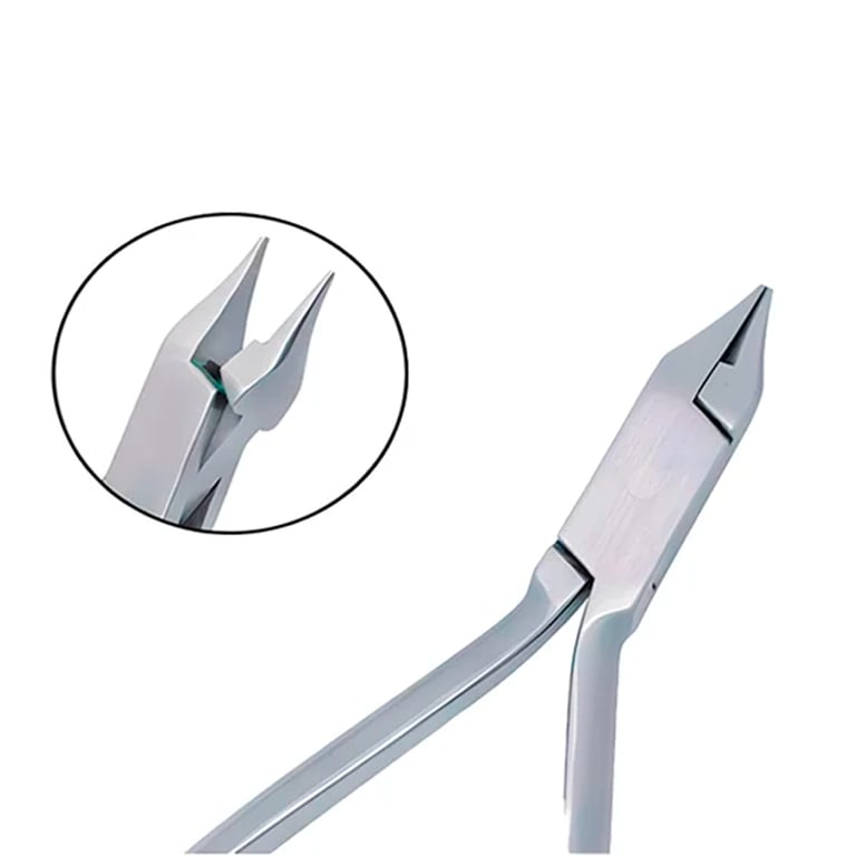 OrthodentalUsaCorp 12.5cm Stainless Steel Slim Bird Beak Plier, 1/Pk. Designed with hardened tips