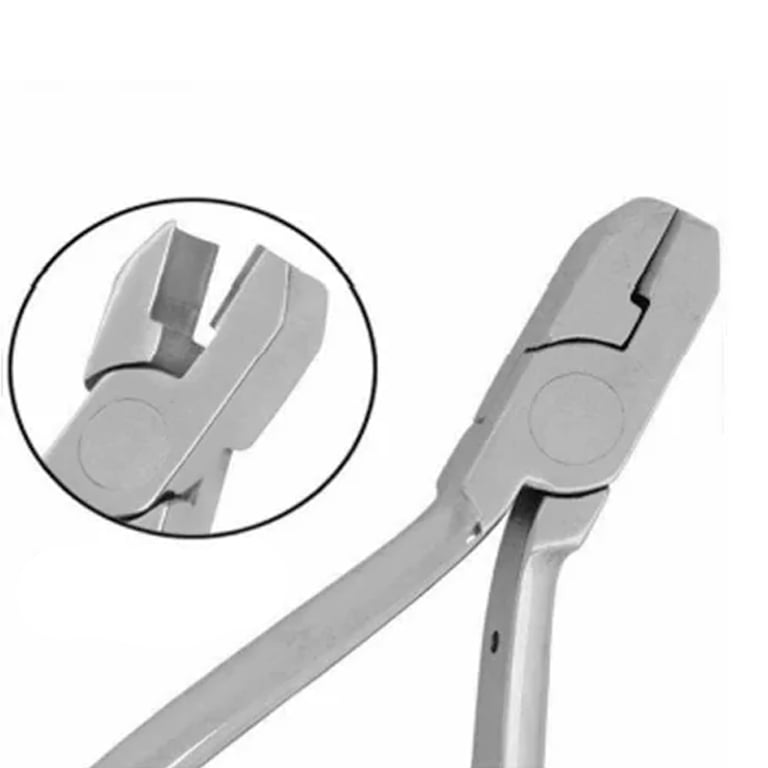 OrthodentalUsaCorp 12cm Stainless Steel Bending Plier, 1/Pk. Designed with concave and convex jaws