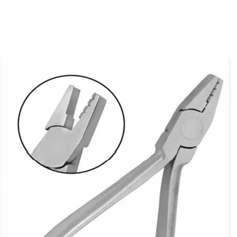 OrthodentalUsaCorp 12cm Stainless Steel Bending Plier with Grooved Jaws, 1/Pk. Designed