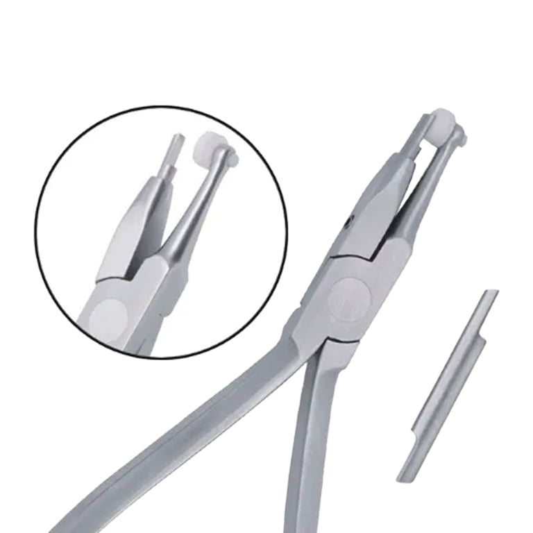 OrthodentalUsaCorp Stainless Steel Adhesive Removing Plier, Double-Ended, 1/Pk. Designed for safe