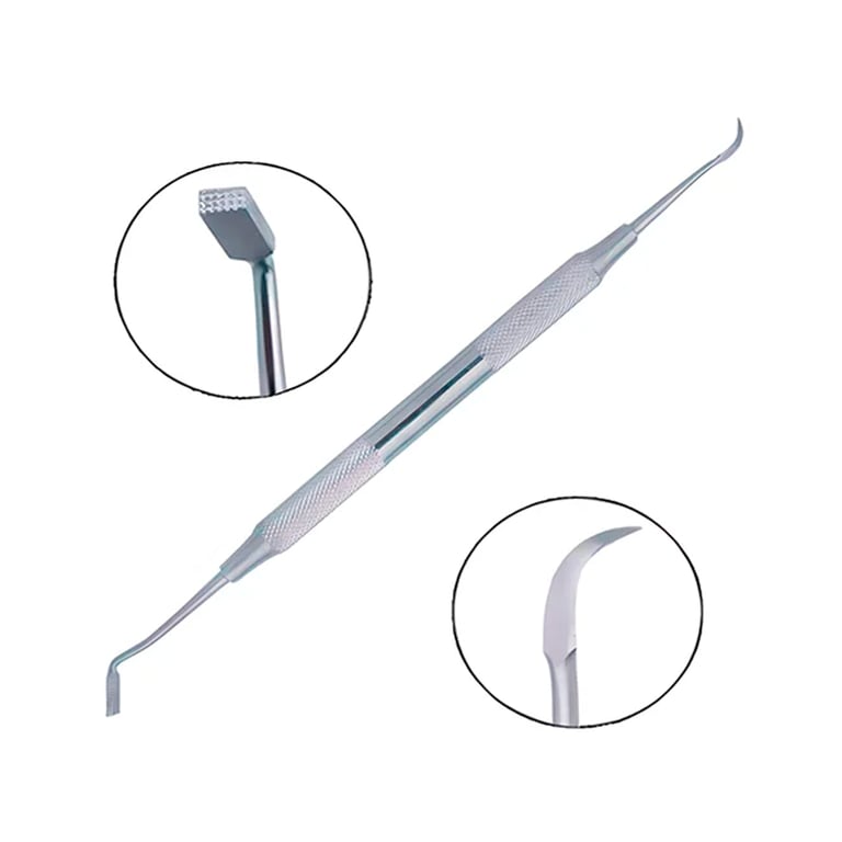OrthodentalUsaCorp Stainless Steel Band Scaler Instrument, 1/Pk. Designed for band seating