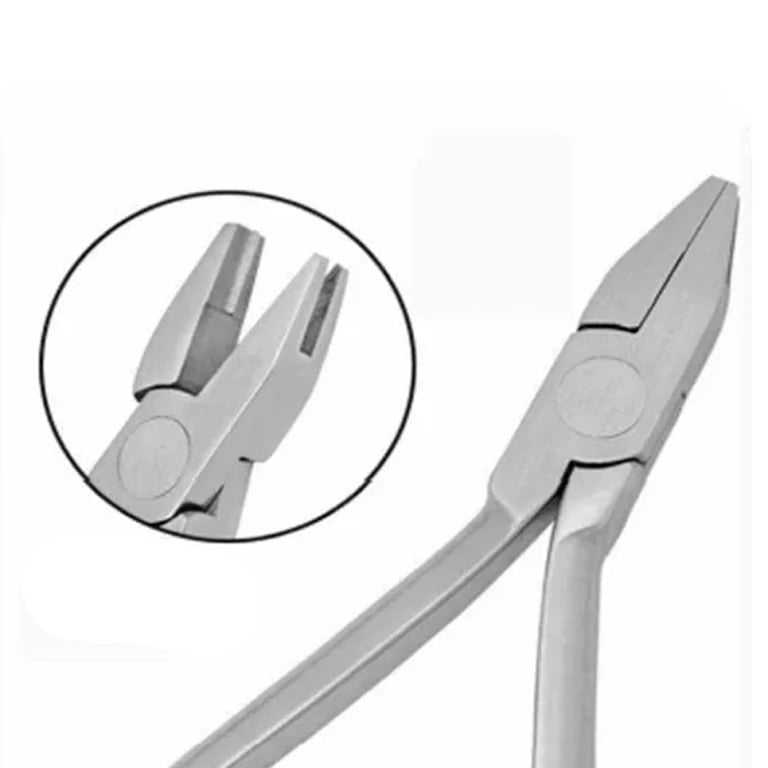 OrthodentalUsaCorp 1mm Stainless Steel V-Bend Stop Plier, 1/Pk. Designed to place stops on