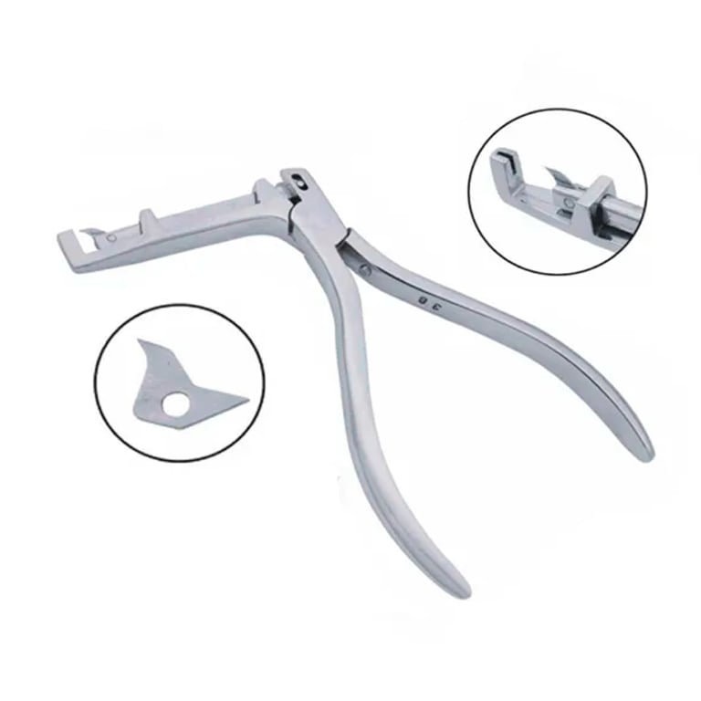 OrthodentalUsaCorp Stainless Steel Cap Removing Plier, 1/Pk. Designed for removal of orthodontic