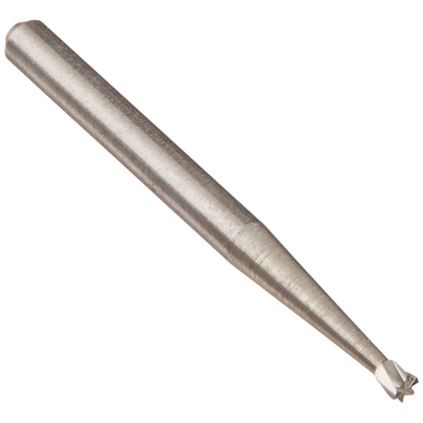EZ Cut 6 Blade Carbide Bur FG 35 Inverted Cone 15/Pack. Head size - 1.0mm. Head Length - 1.1mm