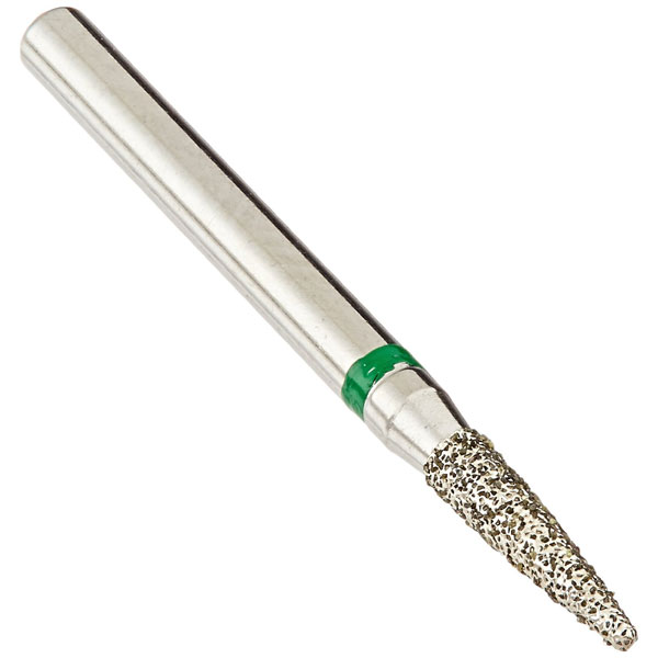 EZ Cut Multi Use Diamond Bur FG 861.012 Coarse Flame. Pack of 6. Head size - 1.2mm. Head length