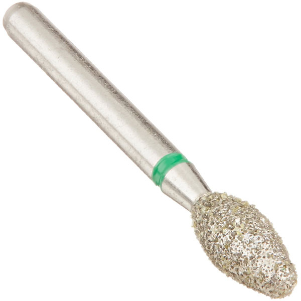EZ Cut Multi Use Diamond Bur FG 369.025 Coarse Football. Pack of 6. Head size - 2.5mm. Head length