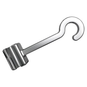 OrthoExtent Orthodontic Right Crimpable Curved Hook, 5.5 mm 10/Bag. Made from the highest quality