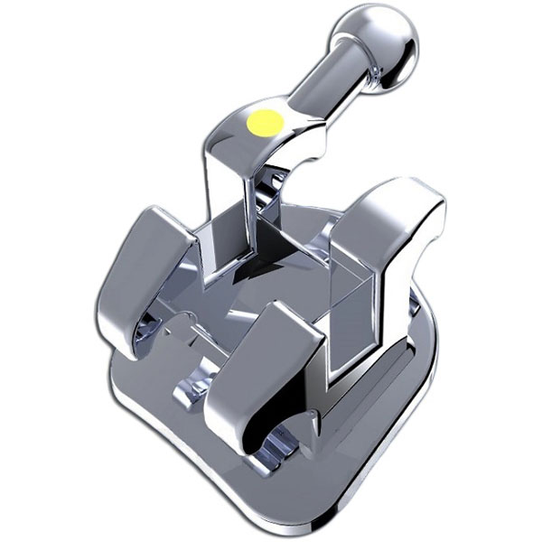 OrthoExtent Orthodontic MONACO Metal Brackets Roth 0.018" (hook on 3,4,5) MIM Mesh base 20/Kit