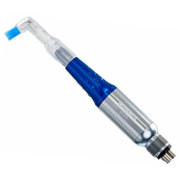 Integrity Prophygiene Hygiene Handpiece, Blue/Silver. Ergonomic, balanced and only 2.2 oz. Optimal