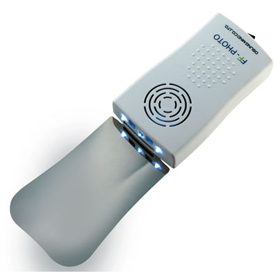 FF-Photo Fog Free Intraoral Photo Mirror System. The system Includes: Base, #3 Occlusal Adult size