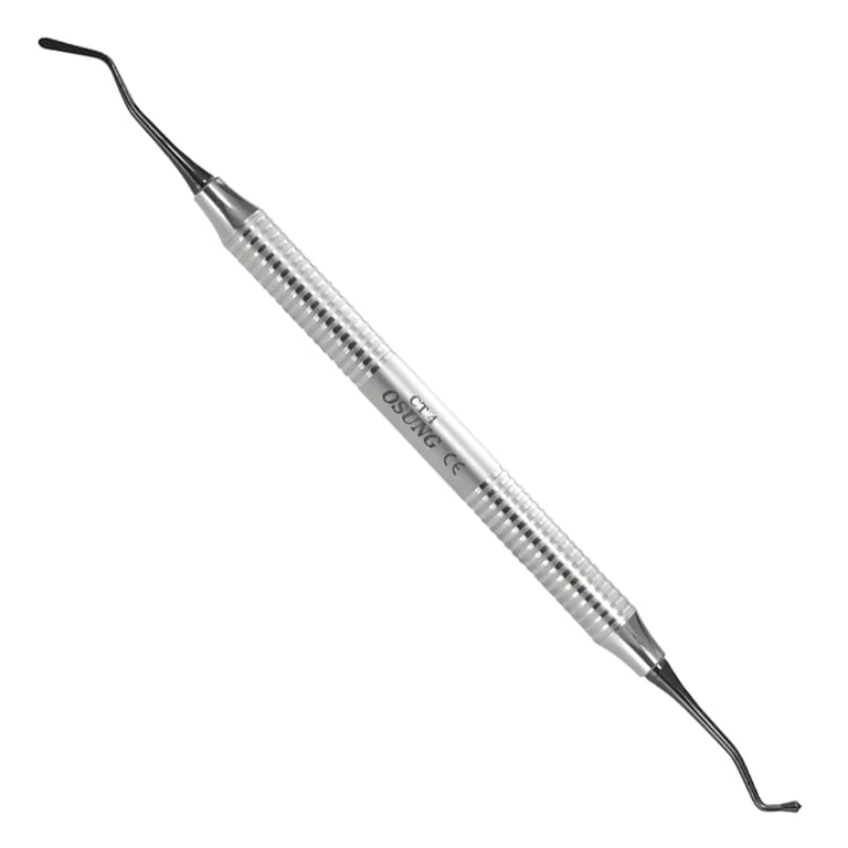 Osung Composite Instrument with Titanium Tips, CT 4, Combination of paddle and rounder condenser