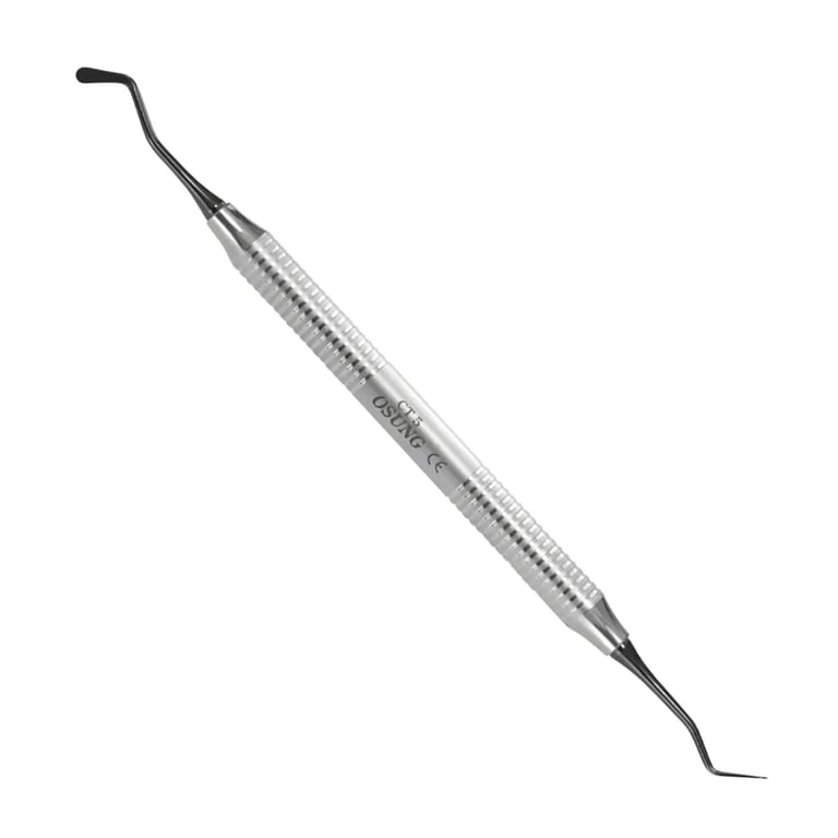 Osung Composite Instrument with Titanium Tips, CT 5, Combination of paddle and rounder condenser