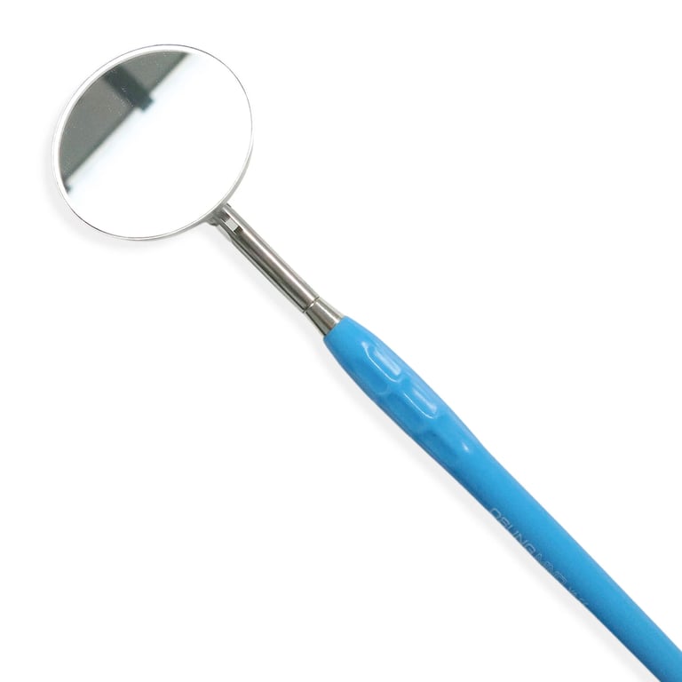Osung Dental Mirror, Oversize, D-MSS-01. Oversize Mouth Mirror. Hinged design for angle adjustment