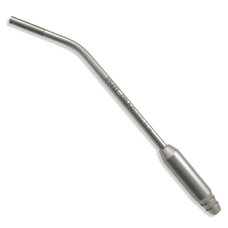 Osung Suction Tip, Titanium, STT-4TI. Tip made with Titanium for implant surgery use. 4mm inner